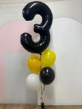Giant Single Number Splendour Balloon Bouquet CHOOSE YOUR AGE & COLOURS