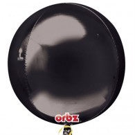 Black Foil ORBZ Balloon #28343