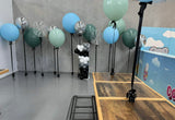 Large 60cm Latex Balloon Helium filled 3-4 day Float Time with Satin Ribbon & Balloon Weight