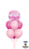 Pink Bubble Splendor Balloon Bouquet