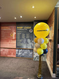 Large 60cm Latex Balloon Helium filled 3-4 day Float Time with Satin Ribbon & Balloon Weight