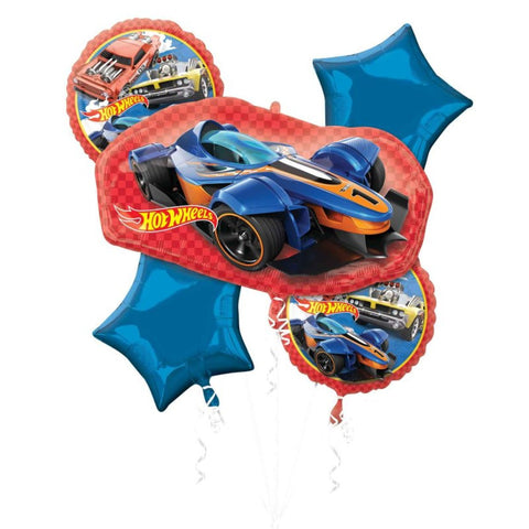 Hot Wheels Licensed Balloon Bouquet Kit 5pack INFLATED #46589