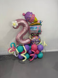 Balloon Marquee Display- Choose Colour & Age FROM