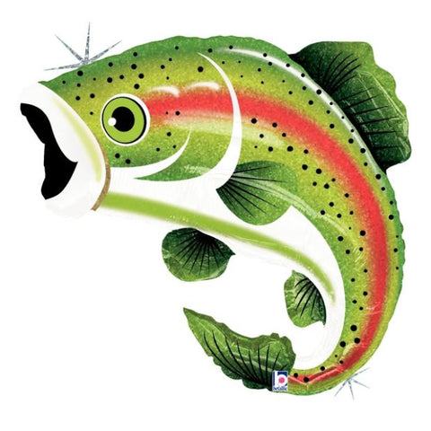 Trout Fish Foil Shape 74cm (29") INFLATED #856554