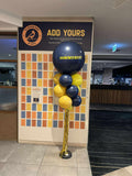 Large 60cm Latex Balloon Helium filled 3-4 day Float Time with Satin Ribbon & Balloon Weight