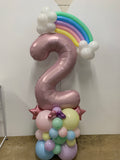 Balloon Marquee Display- Choose Colour & Age FROM