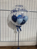 Personalised Bubble Balloon with Confetti or Mini Balloon