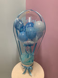 Personalised Hot Air Balloon Bubble Box Arrangement, Price From