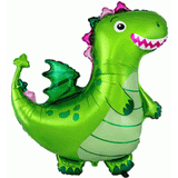 Dragon Green Foil Shape 92cm (36") INFLATED #311884