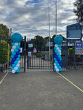 Balloon Column With Giant Topper Balloon