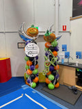 Balloon Column With Star or Round or Supershape Foil Topper