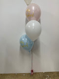 3 Balloon Bouquet Table Centrepiece ( with Hi Float 48 hour float time)