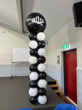 Balloon Column With Giant Topper Balloon