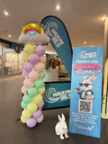 Balloon Column With Star or Round or Supershape Foil Topper