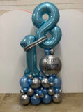 Balloon Marquee Display- Choose Colour & Age FROM