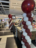 Balloon Column With Giant Topper Balloon