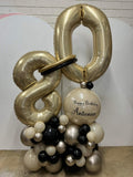 Balloon Marquee Display- Choose Colour & Age FROM