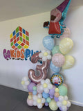Grand Balloon Number Marquee Design- Choose Theme & Age