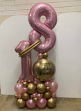 Balloon Marquee Display- Choose Colour & Age FROM