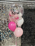 Personalised Bubble Balloon Bouquet