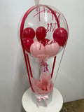 Personalised Hot Air Balloon Bubble Box Arrangement, Price From