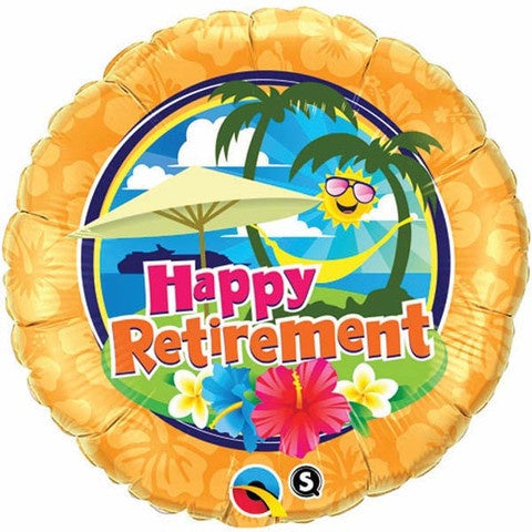 Retirement Traopial Foil 45cm Balloon #36449
