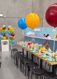 Large 60cm Latex Balloon Helium filled 3-4 day Float Time with Satin Ribbon & Balloon Weight