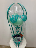 Personalised Hot Air Balloon Bubble Box Arrangement, Price From