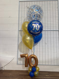 Mini Double Number Table Confetti Bouquet or Latex Bouquet  It's Just A Dinner Bouquet
