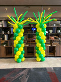 Balloon Column With Giant Topper Balloon