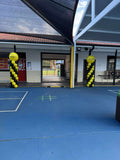 Balloon Column With Giant Topper Balloon