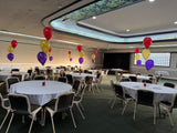 3 Balloon Bouquet Table Centrepiece ( with Hi Float 2-3 day float time) #T3