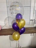 Personalised Bubble Balloon Bouquet