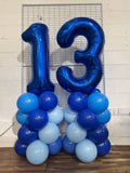 Supershape or Giant Number Tower Column Air Filled
