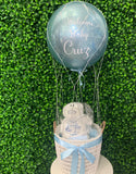Personalised Hot Air Balloon Bubble Box Arrangement, Price From