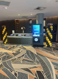 Balloon Column With Star or Round or Supershape Foil Topper