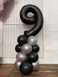 Supershape or Giant Number Tower Column Air Filled