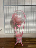 Personalised Hot Air Balloon Bubble Box Arrangement, Price From