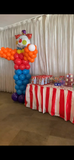 Balloon Column With Star or Round or Supershape Foil Topper