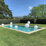 White Pool Balloons with weight hire