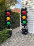 Balloon Column With Giant Topper Balloon