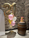 Big Double Number Splendor Balloon Bouquet CHOOSE YOUR AGE