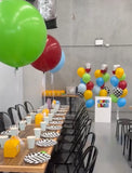 Large 60cm Latex Balloon Helium filled 3-4 day Float Time with Satin Ribbon & Balloon Weight