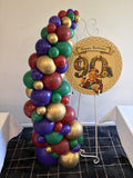 Easel  and Disc with  Balloon Garland HIRE Price from