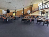 Large 60cm Latex Balloon Helium filled 3-4 day Float Time with Satin Ribbon & Balloon Weight