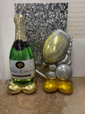 Champagne Bottle Giant Airloonz Foil Balloon INFLATED #83120