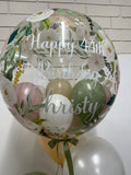 Personalised Bubble Balloon with Confetti or Mini Balloon