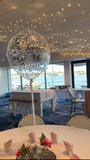 Big Confetti Filled 45cm Balloon on a weight #confetti45