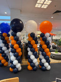 Balloon Column With Giant Topper Balloon