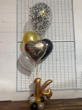 Mini Double Number Table Confetti Bouquet or Latex Bouquet  It's Just A Dinner Bouquet